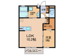 イーストパークの物件間取画像